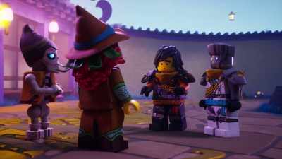 Sorceress, we came
because we gotta protect Bonzle. - LEGO Ninjago: Dragons Rising