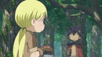 Sorry about that... Your belly was just so warm, Reg. - Made in Abyss: Journey's Dawn