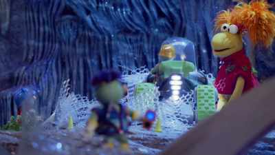 Sorry about your...
your buildings, Doozers. - Fraggle Rock: Back to the Rock