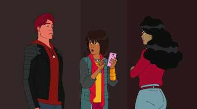 "Sorry, Ammi, science project." - Marvel Rising: Playing with Fire