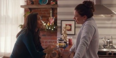 - Sorry. (chuckles) - Christmas with a Kiss