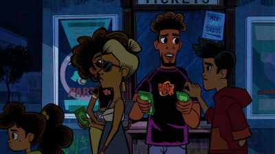 Sorry, folks.
(awkward chuckle) - Marvel's Moon Girl and Devil Dinosaur
