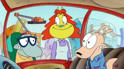 Sorry, Heffer promised
we'd look after his grandfather's ghost - Rocko's Modern Life: Static Cling