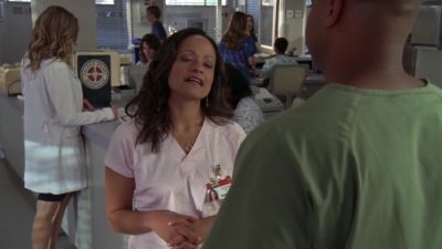 Sorry I took so long, honey.
The line was long. - Scrubs