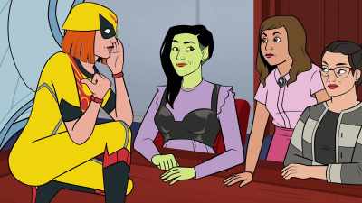 Sorry I'm late,
everyone, - Birdgirl