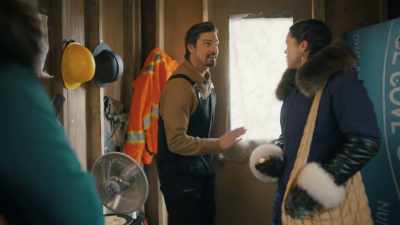 Sorry to interrupt.
- Oh, hello. Heh. - North of North