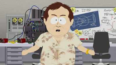 Sorry, ma'am,
it's the fucking future. - South Park: Post COVID: The Return of COVID