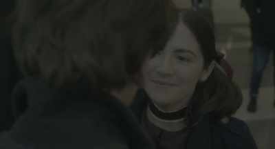 - Sorry.
- No, I-- I'm sorry. I-- - Orphan: First Kill