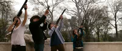 - Sorry. One second -It's a double-barrel so.. Okay. - Zombieland