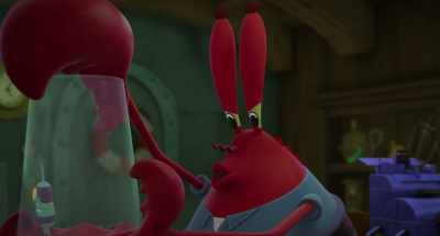 Sorry, Plankton!
Bugs like you belong outside. - Plankton: The Movie