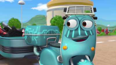 - Sorry, Ricky. Just old tech
junk in this trunk. - Ricky Zoom