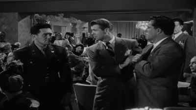 Sorry, sir. He's terrible when
he gets all tanked up. Sorry. - Gentleman's Agreement