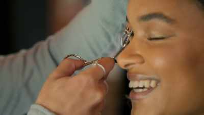 -Sorry, sorry, sorry!
-[laughs] - Glow Up: Britain's Next Make-Up Star