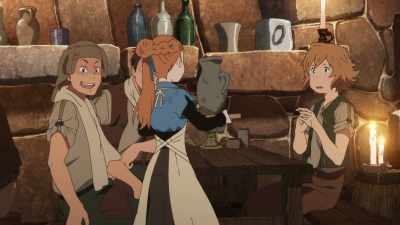 - Sorry for the wait.
- Oh, yes! - Maquia: When the Promised Flower Blooms