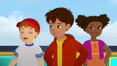 Sorry. We can't have you
distracting us right now. - The Magic School Bus Rides Again: The Frizz Connection