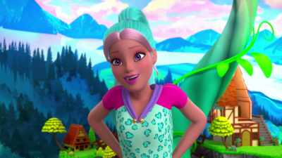 Sort of a Jack and the
Beanstalk thing, right? - Barbie: A Touch of Magic