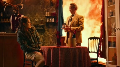 Sorta like it's easier
to get an appointment - Adult Swim Yule Log