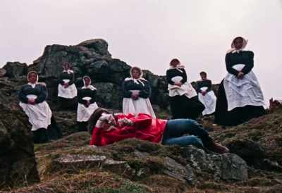 [Sound cuts out]
[Music softens] - Enys Men