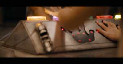 -(SOUND EFFECTS PLAYING)
-(BOTH GIGGLING) - Guardians of the Galaxy Vol. 3