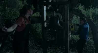 [Sound of the chainsaw running] - The Bell Keeper