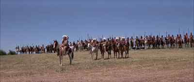 Sound the charge, Sergeant!
We're going after Custer! - Custer of the West