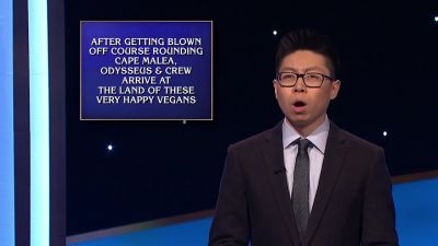 - [soundless mouthing] - Jeopardy! Masters