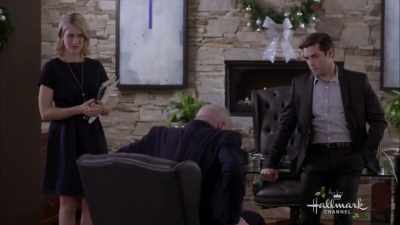 Sounds great, but uh, without
more background can we just- - Christmas at Holly Lodge