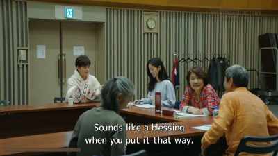 Sounds like a blessing
when you put it that way. - Drive My Car