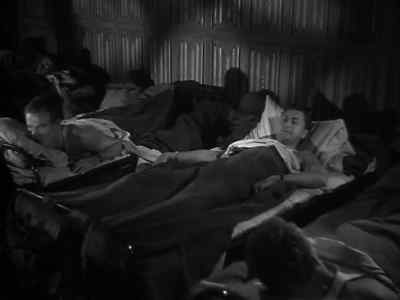 Sounds like somebody
dragging ash cans around. - The Canterville Ghost