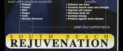 South Beach Rejuvenation
was a -- basically, a front - American Pain
