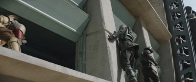 -South wall, halfway up. - The Mandalorian