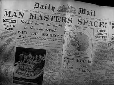 SPACE ROCKET :
SCIENTIFIC EXPERIMENT SUCCESSFUL - The Quatermass Xperiment
