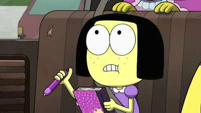 - Space simulator?
- Ooh. Tell Tilly more. - Big City Greens the Movie: Spacecation
