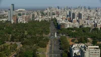 [sparse dramatic music] - Aerial Argentina