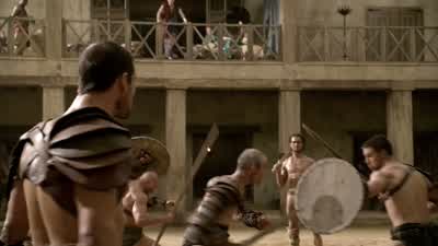 Spartacus breathes fire this morning. - Spartacus