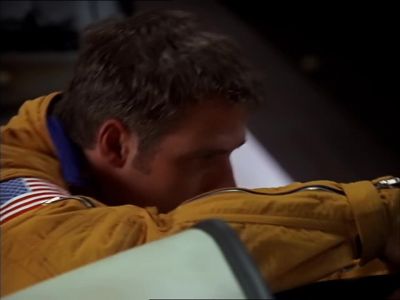 (speaking alien language
of beeps and whirs) - Farscape
