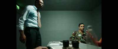 -[speaking Arabic]
-No, no terrorist. - The Mauritanian