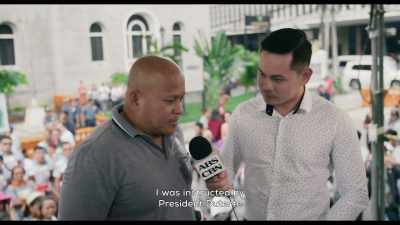 [speaking Filipino]: - A Thousand Cuts