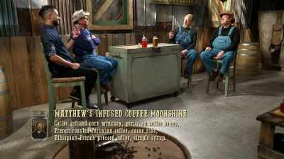 Speaking from a non-coffee
drinker, I like the flavors. - Moonshiners: Master Distiller