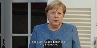 [ Speaking German ] - Navalny