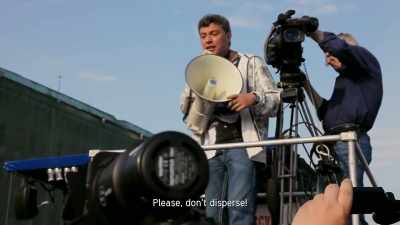 -(SPEAKING IN RUSSIAN)
-(PROTESTERS CLAMORING) - Agents of Chaos