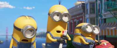 - [speaking Minionese]
- [others whimpering] - Minions: The Rise of Gru