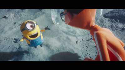 [speaking Minionese] - Mooned