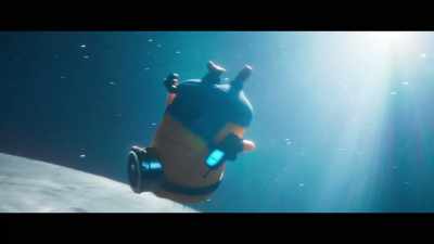 [speaking Minionese] - Mooned