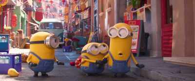 [speaking Minionese] - Minions: The Rise of Gru