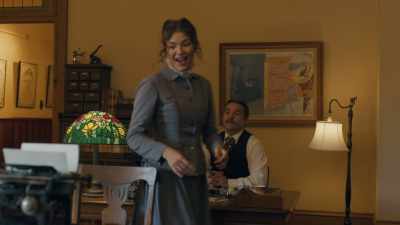 Speaking of reporting, - Gilded Newport Mysteries: Murder at the Breakers