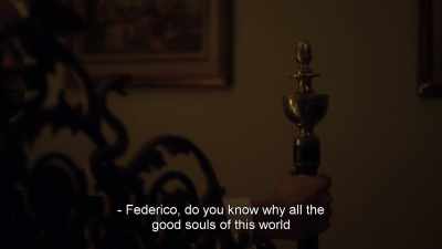 Speaking of that time, the other day, - The Young Pope