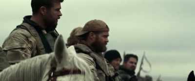 - (SPEAKING OTHER LANGUAGE)
- (ALL CHEERING) - 12 Strong