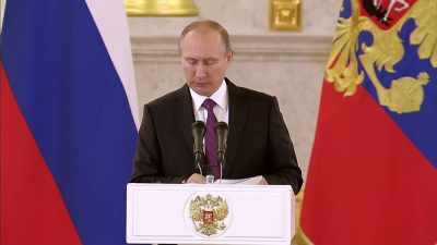 - [speaking Russian] - From Russia with Lev