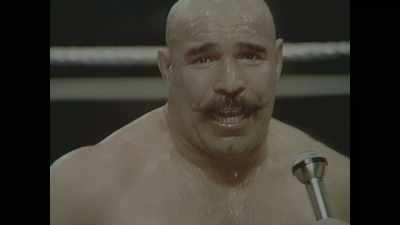 [speaks in made-up language] - Mr. McMahon